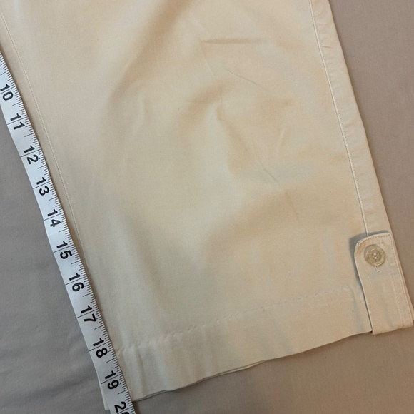 Women’s‎ Coldwater Creek Light Beige Capri Pants | Size Petite 16 - Picture 9 of 9